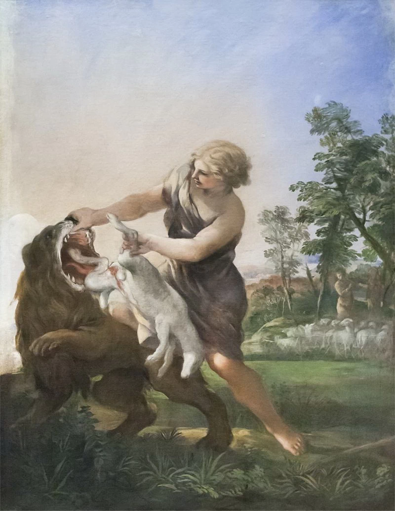 Davide e il leone